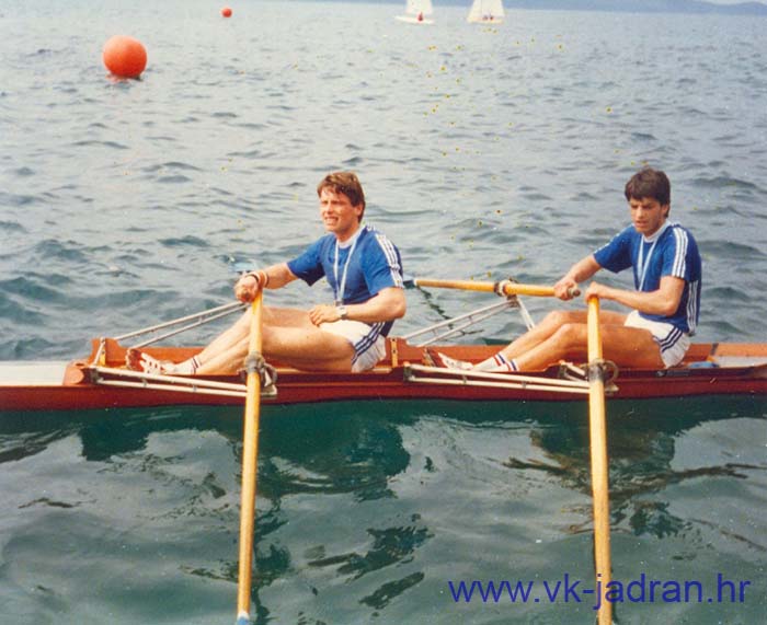 Zadar 1986. 2x SB 1. mjesto Dino Zuvanic, Nevio Valcic